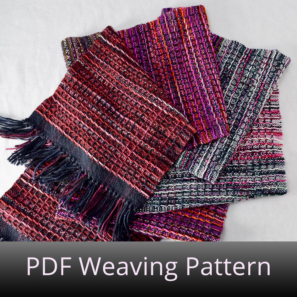 Offset Gradient Plaid - PDF Weaving Pattern