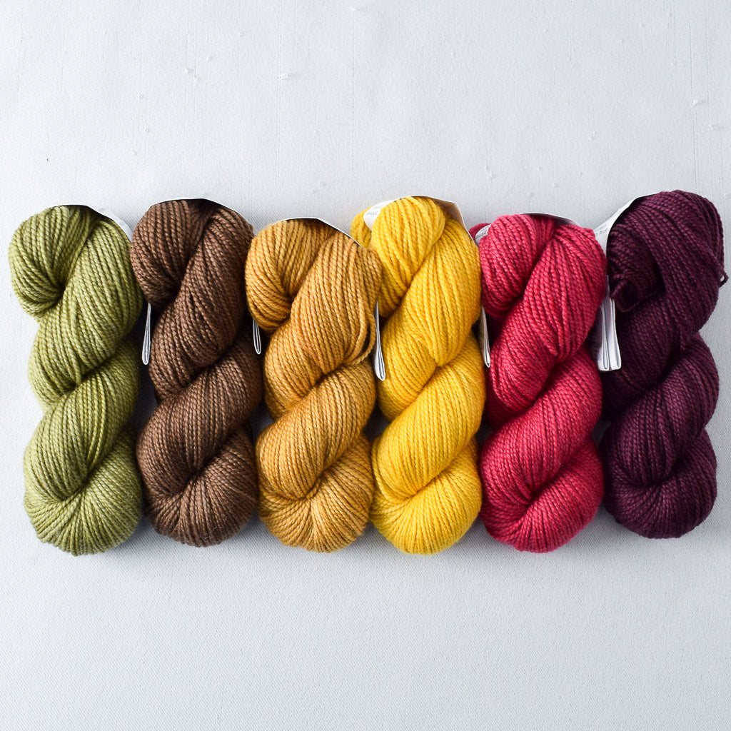 White Violet Sport Weight Yarn - Linden Leaf Gifts