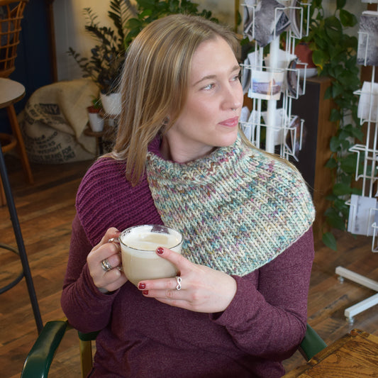 Double Split Color-Blocked Cowl