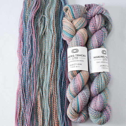 Alpenglow C - Miss Babs Junction Fiber Mill Making Tracks Lite yarn