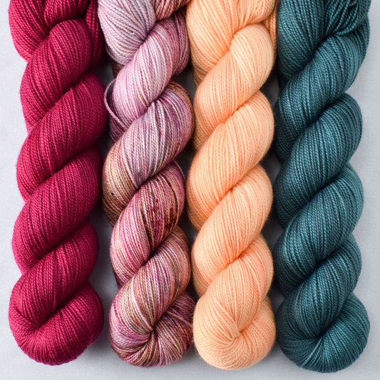 Aubusson, Epiphany, Big Beach Towel, and Beryl - Miss Babs Yummy 2-Ply Quartet