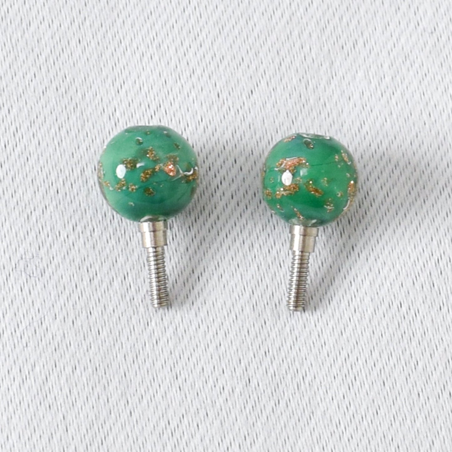 Bead Cable Stoppers Dark Green - Small - Miss Babs Notions