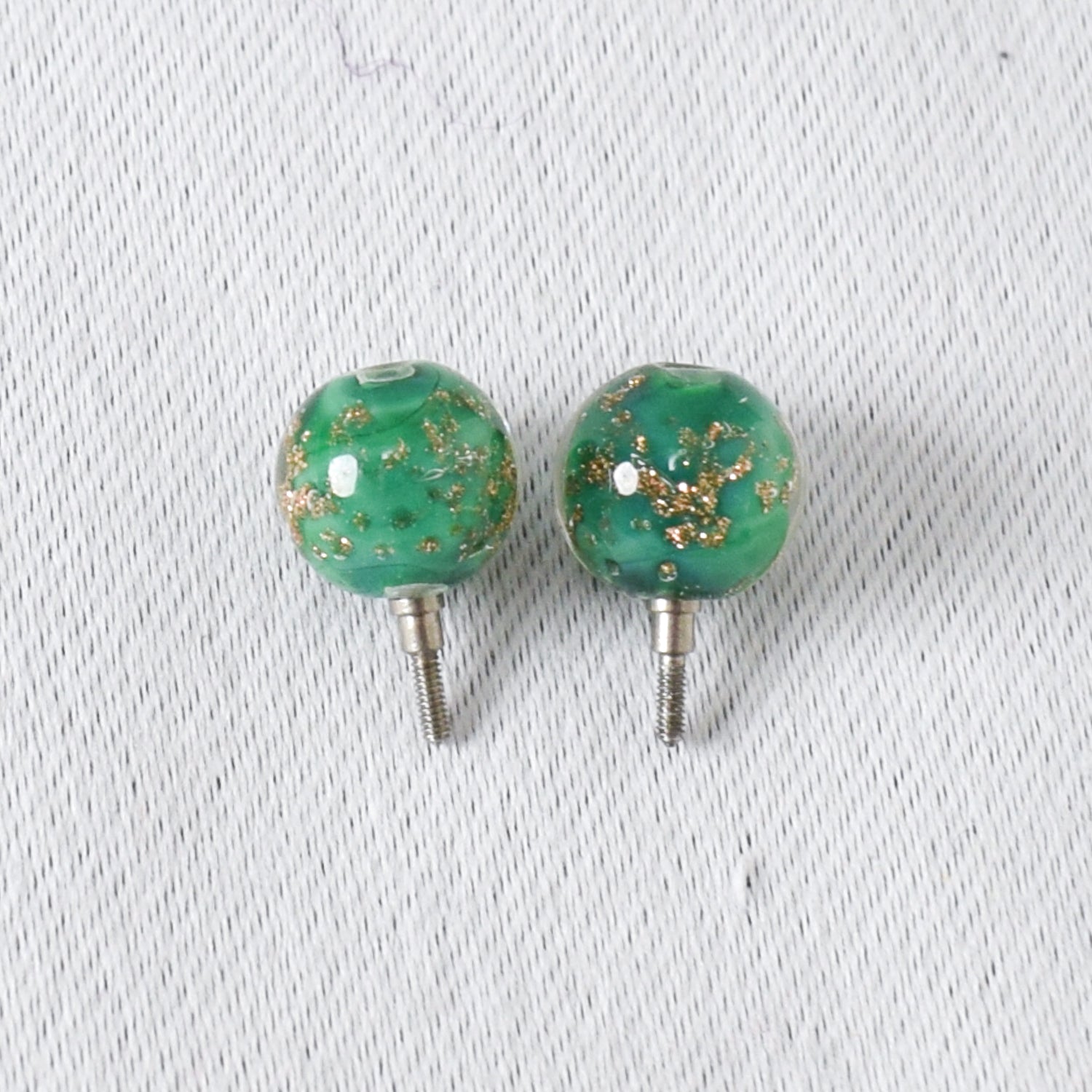 Bead Cable Stoppers Dark Green - Sock - Miss Babs Notions