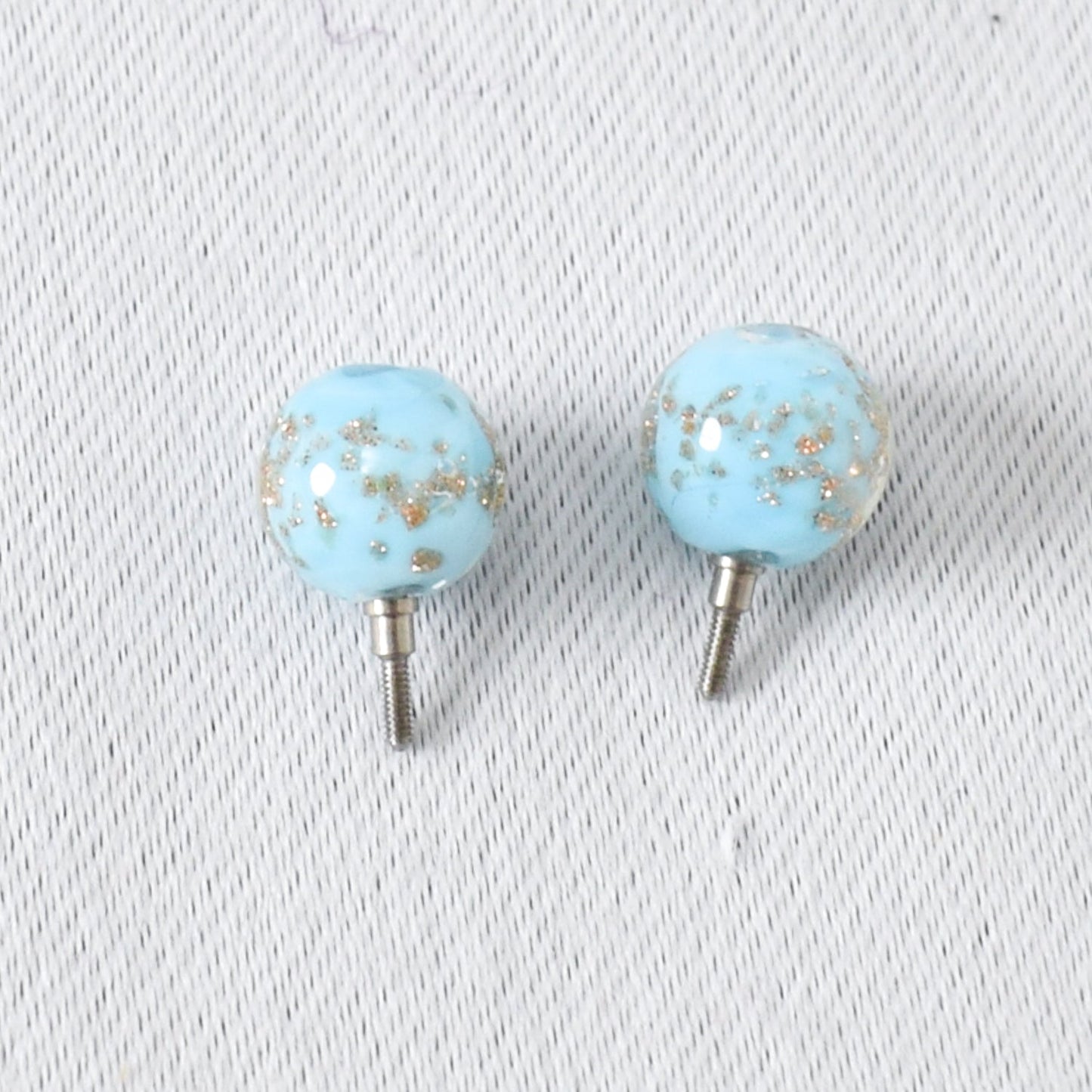 Bead Cable Stoppers Light Blue - Sock - Miss Babs Notions