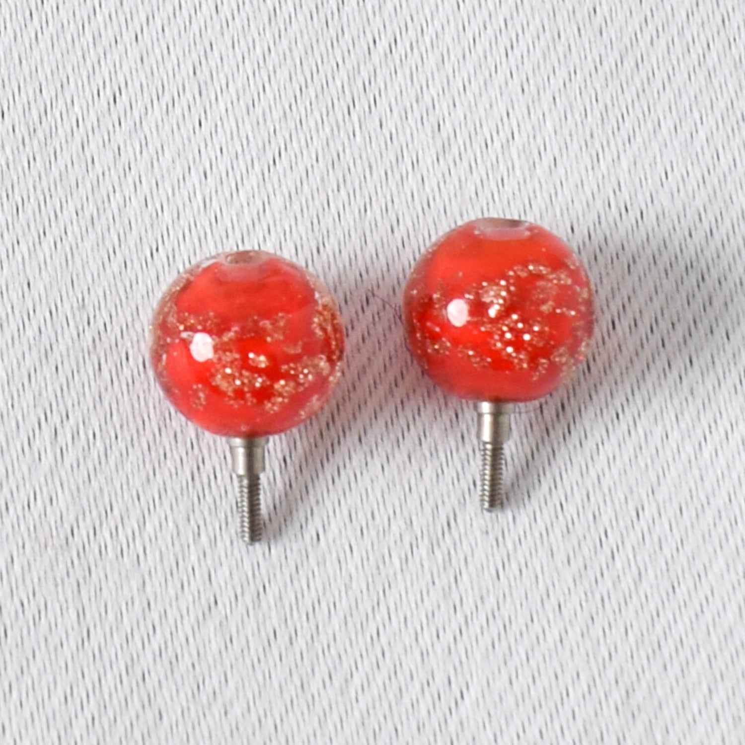 Bead Cable Stoppers Orange - Sock - Miss Babs Notions