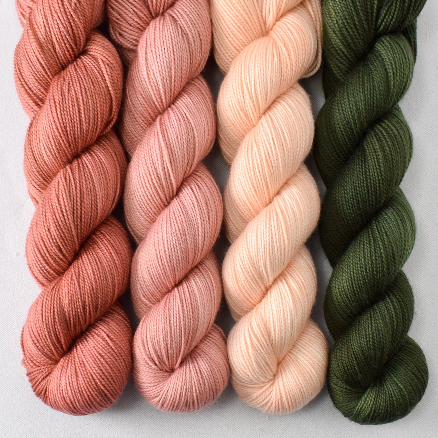 Dark Adobe, Abiquiu, Sea Dragon, and Nori - Miss Babs Yummy 2-Ply Quartet