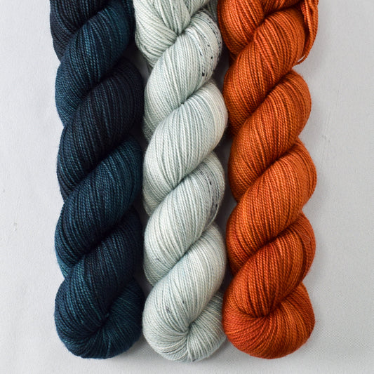 Deep Harbor, Linnet, and Espionage - Miss Babs Yummy 2-Ply Trio