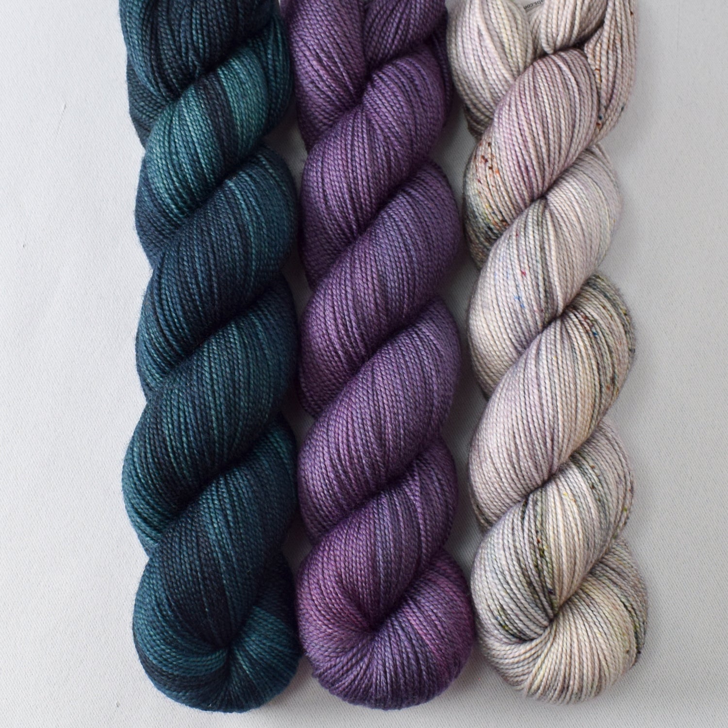 Deep Harbor, Rejuvenate, and Troubador - Miss Babs Yummy 2-Ply Trio