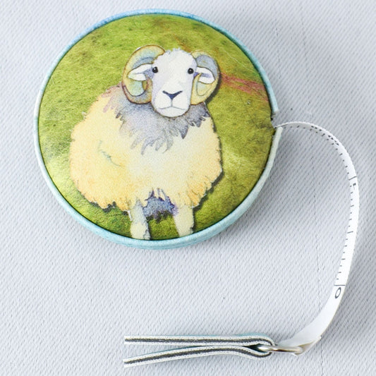 Emma Ball Felted Sheep Tape Measure - Miss Babs Notions