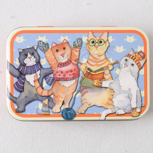 Emma Ball Kittens in Mittens Mini Rectangular Tin - Miss Babs Notions