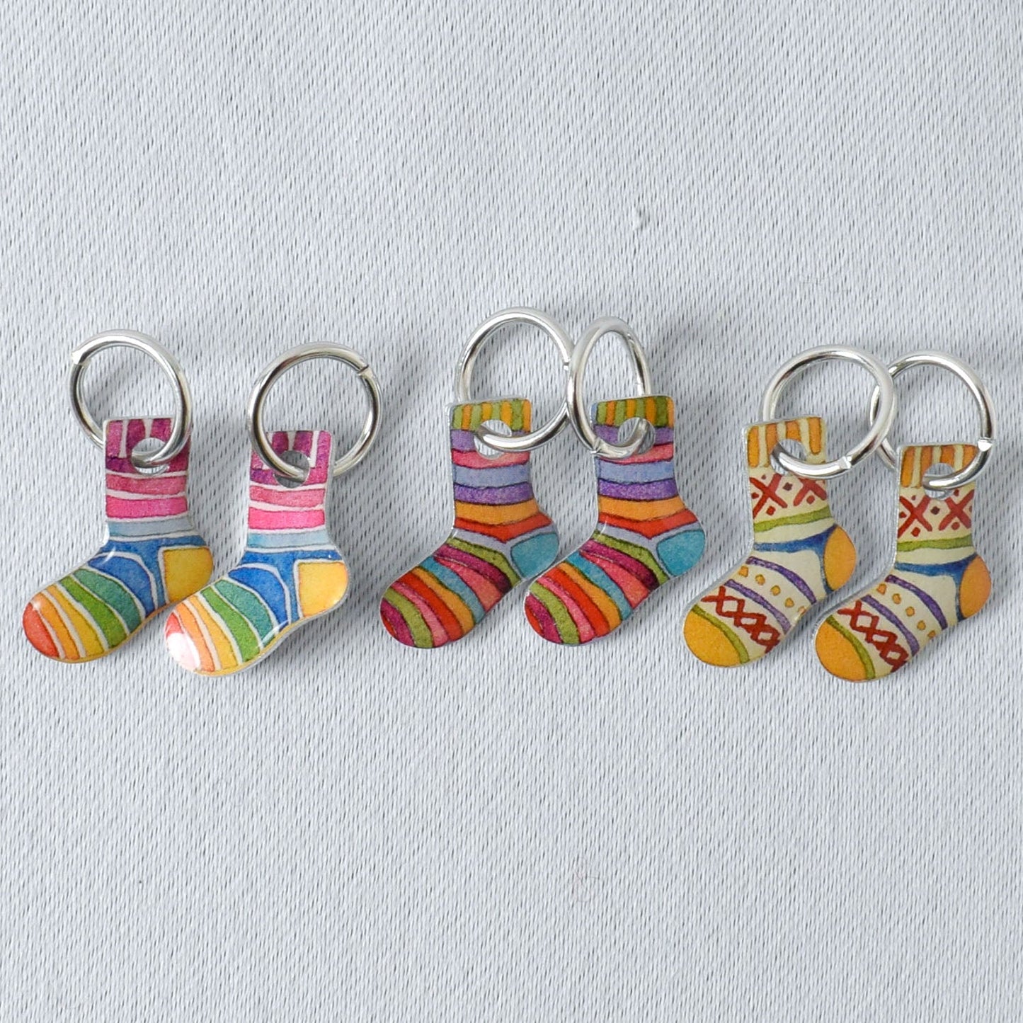 Emma Ball Socks Stitch Markers - Miss Babs Notions