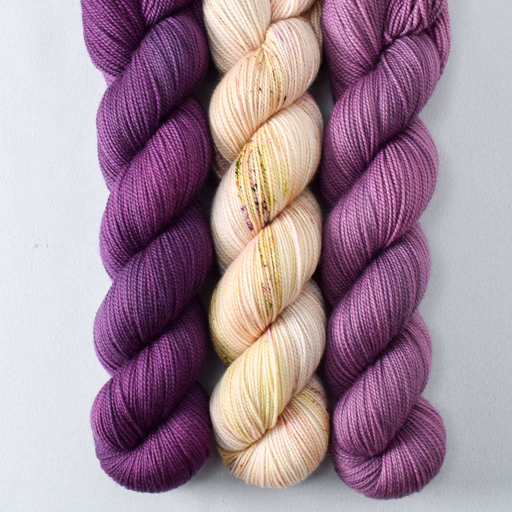 Fig, Sparkling Sand, and Sangria - Miss Babs Yummy 2-Ply Trio