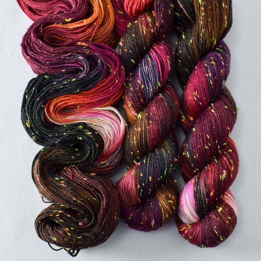 Fired Up - Miss Babs Neon Tweed yarn