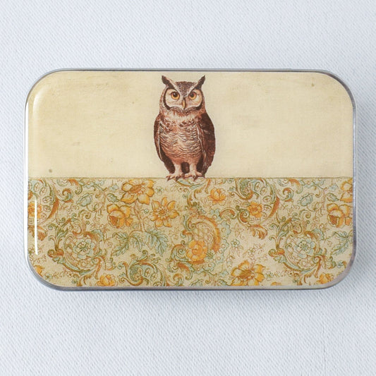 Firefly Notes Owl Notions Tin - Miss Babs Notions