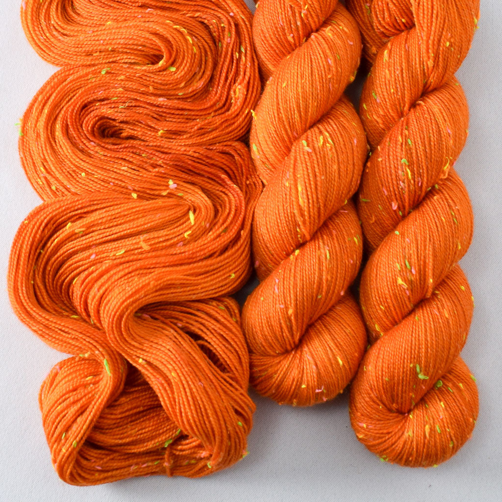 French Marigold - Miss Babs Neon Tweed yarn