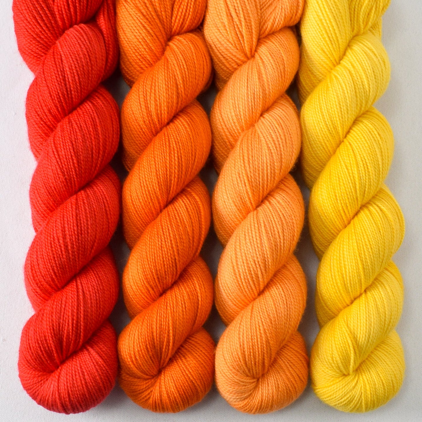 Little Red, Zest, Beam, and Vincent - Miss Babs Yummy 2-Ply Quartet