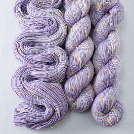 Orchid - Miss Babs Neon Tweed yarn