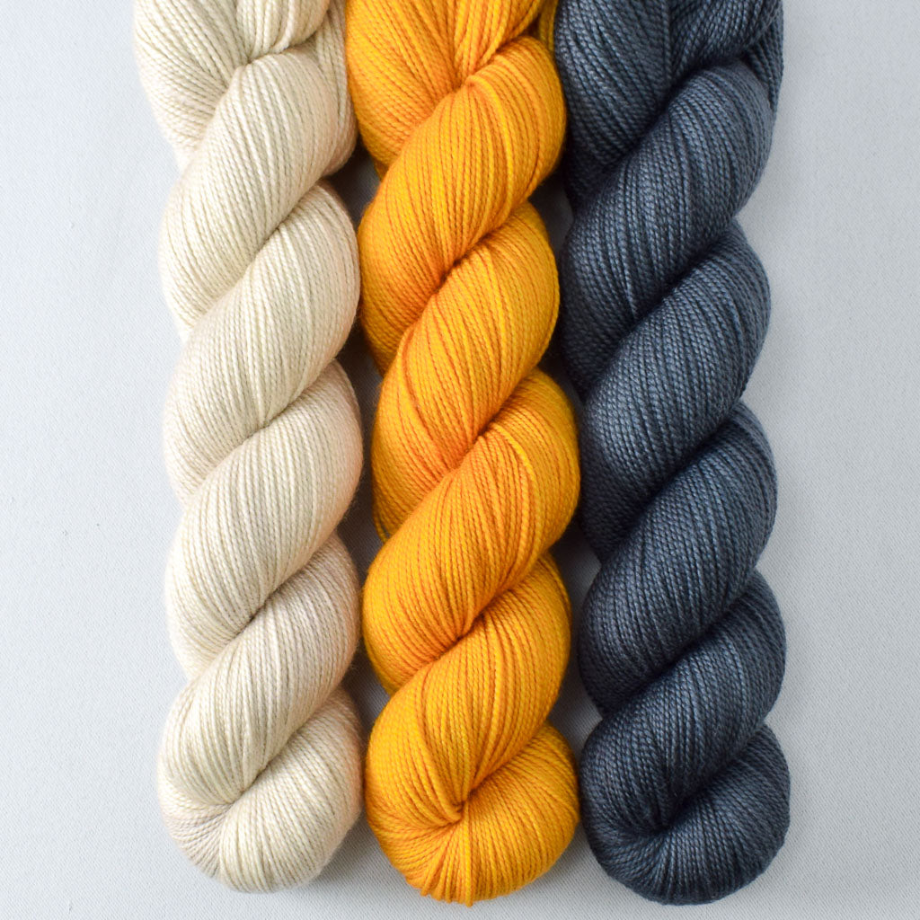 Plover, Desert Senna, and Ursa Major - Miss Babs Yummy 2-Ply Trio