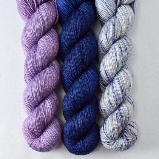 Purple Urchin, McHale's, and Mariposa - Miss Babs Yummy 2-Ply Trio