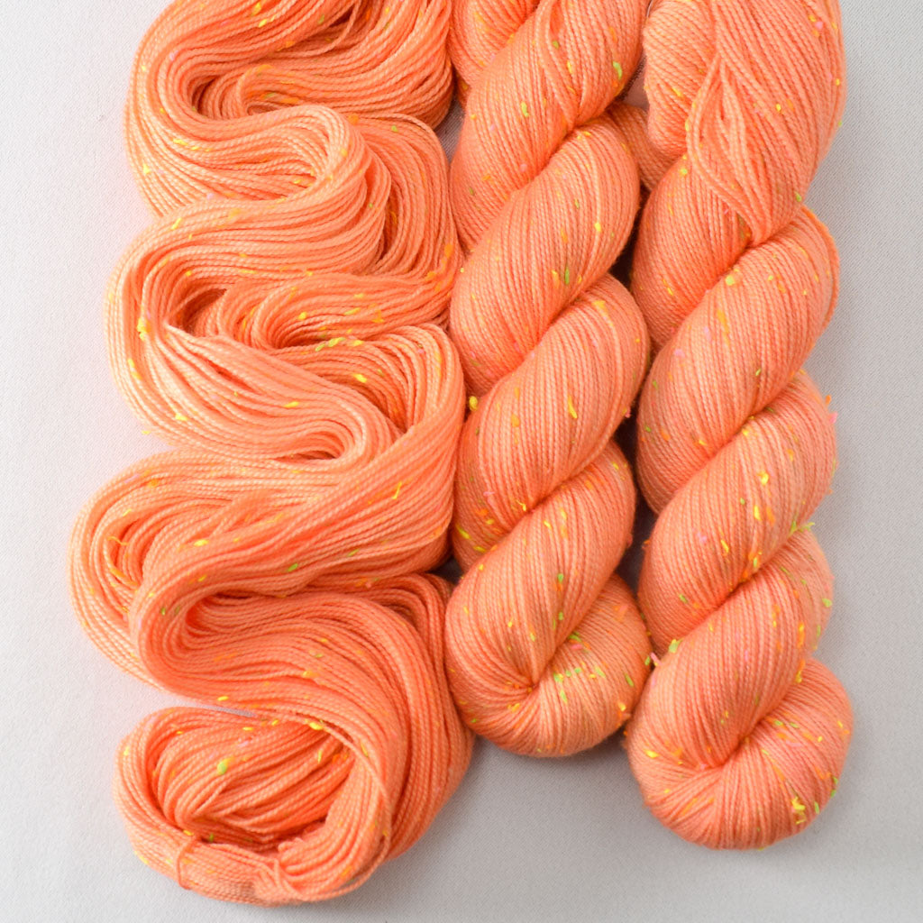 Spicy Papaya - Miss Babs Neon Tweed yarn