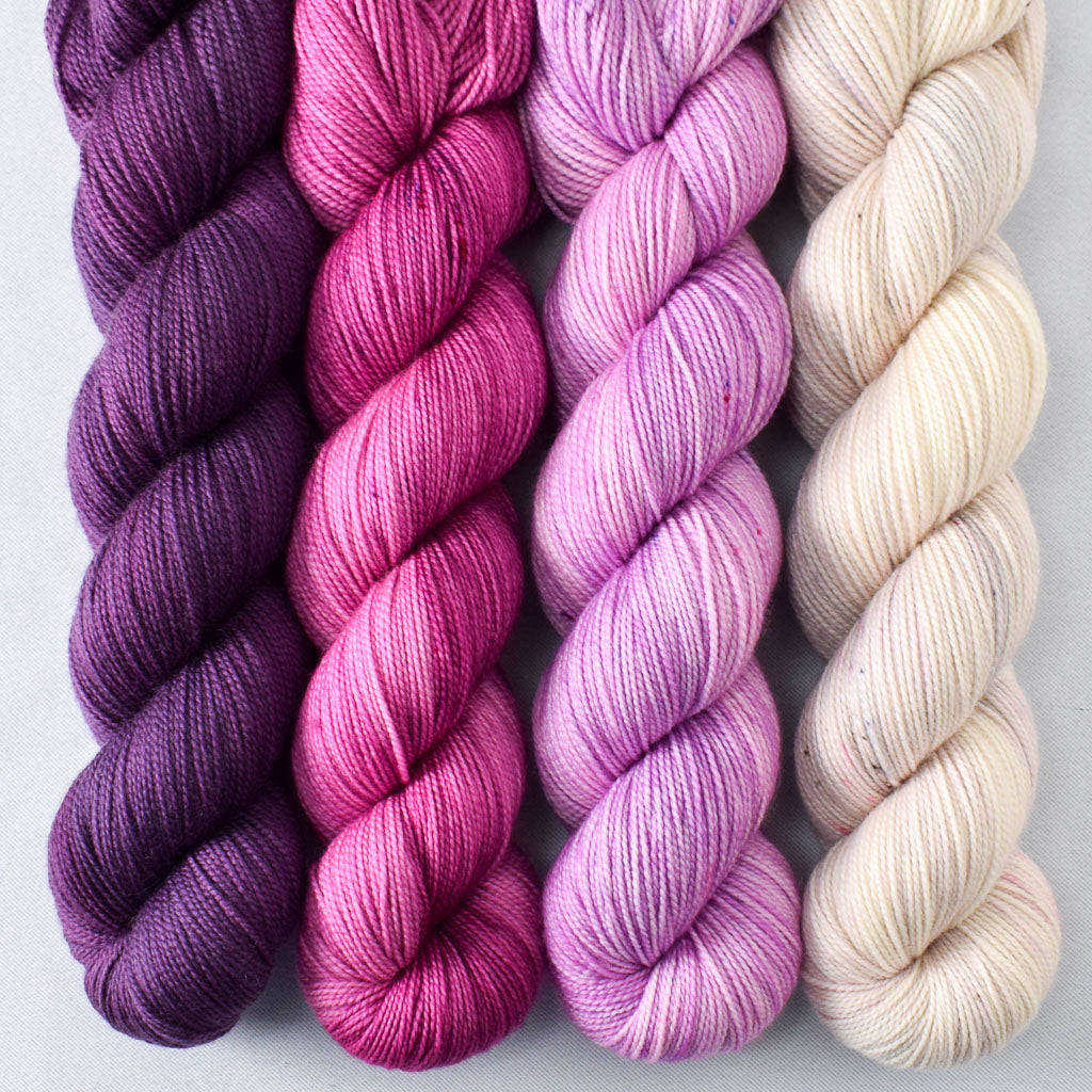 Spiked Punch, Summer Fling, Adagio, and Pink Passion - Miss Babs Yummy 2-Ply Quartet