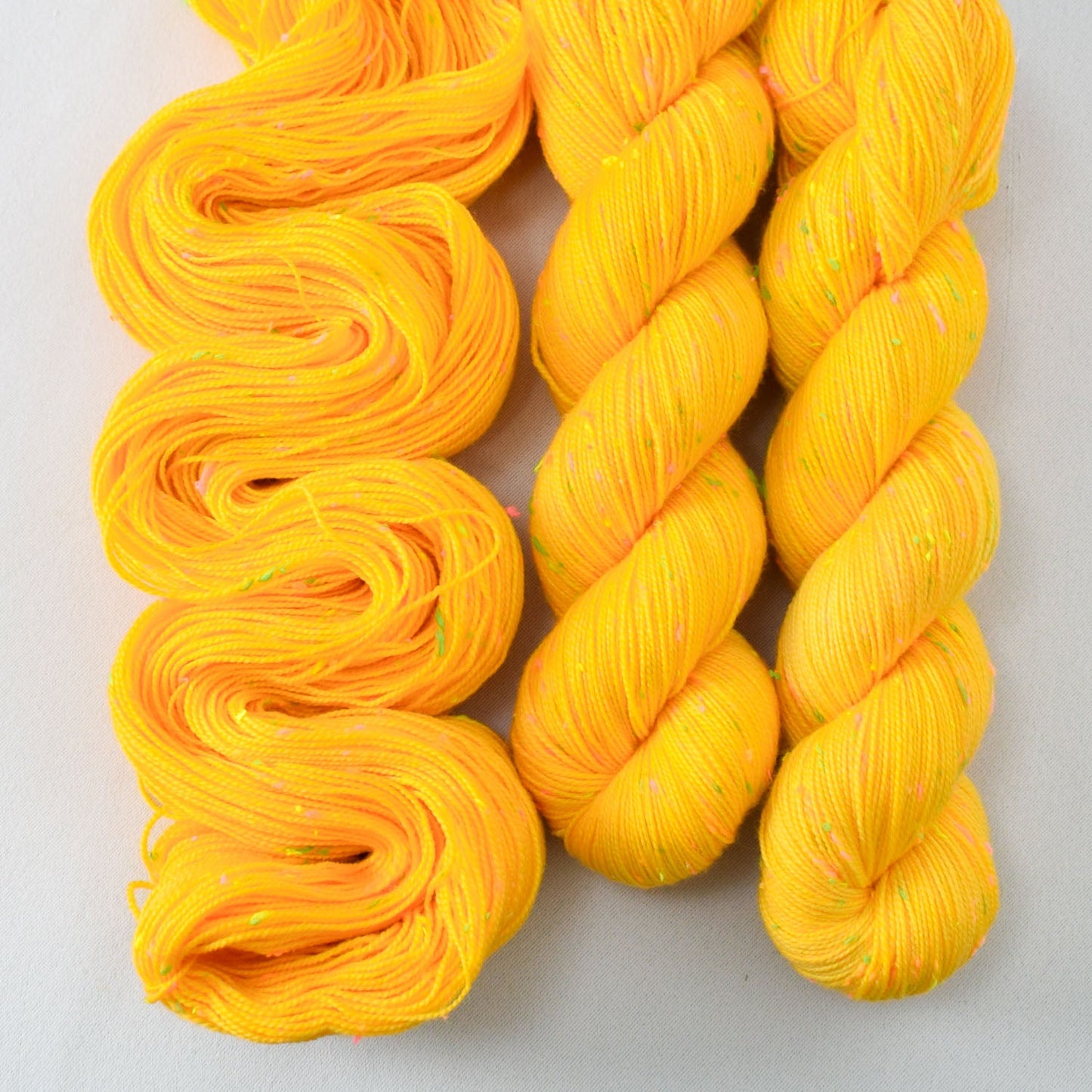 Squash Blossom - Miss Babs Neon Tweed yarn