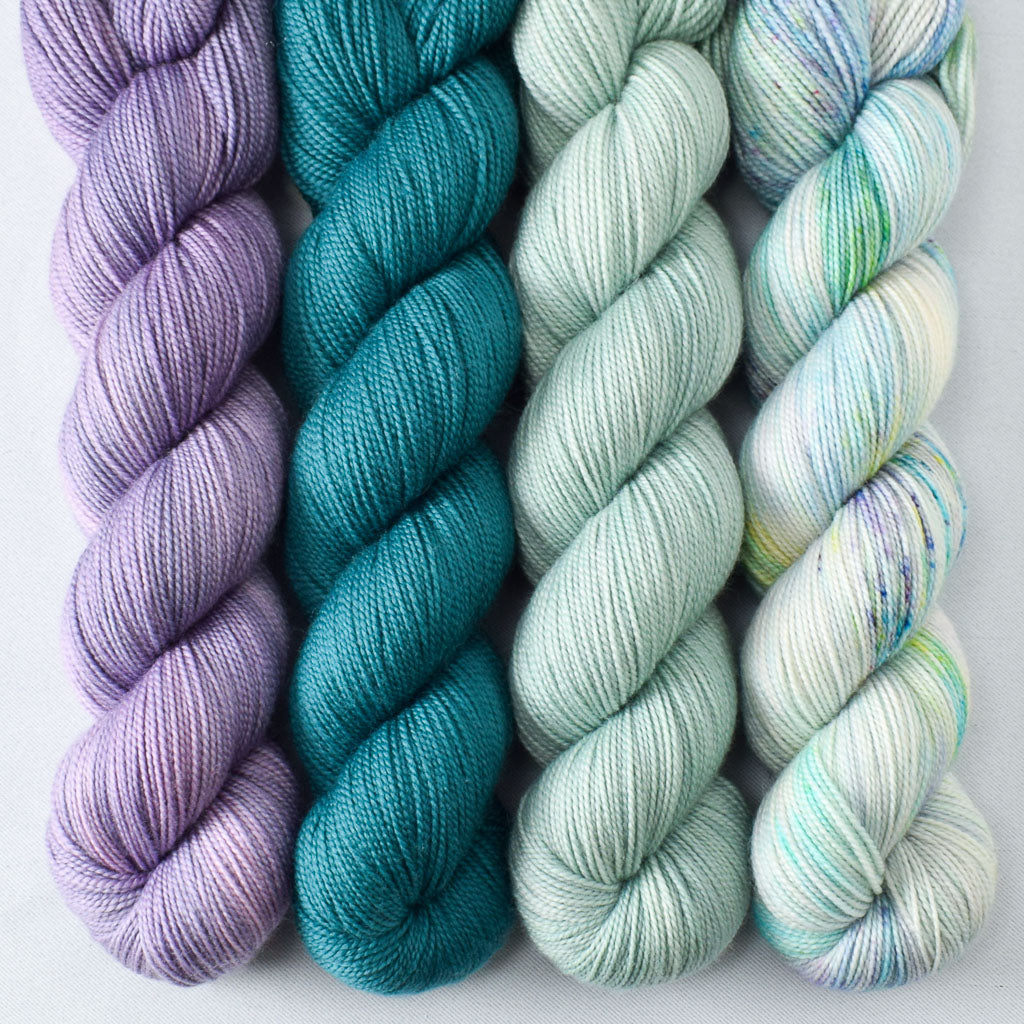 Sweet Jubilee Grapes, Mahi Mahi, Palm Valley, and Under the Sea - Miss Babs Yummy 2-Ply Quartet