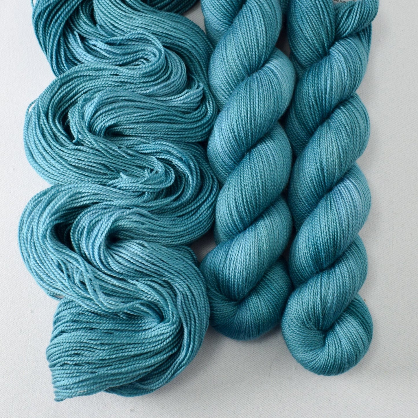 Tidal Teal - Miss Babs Yummy 2-Ply yarn