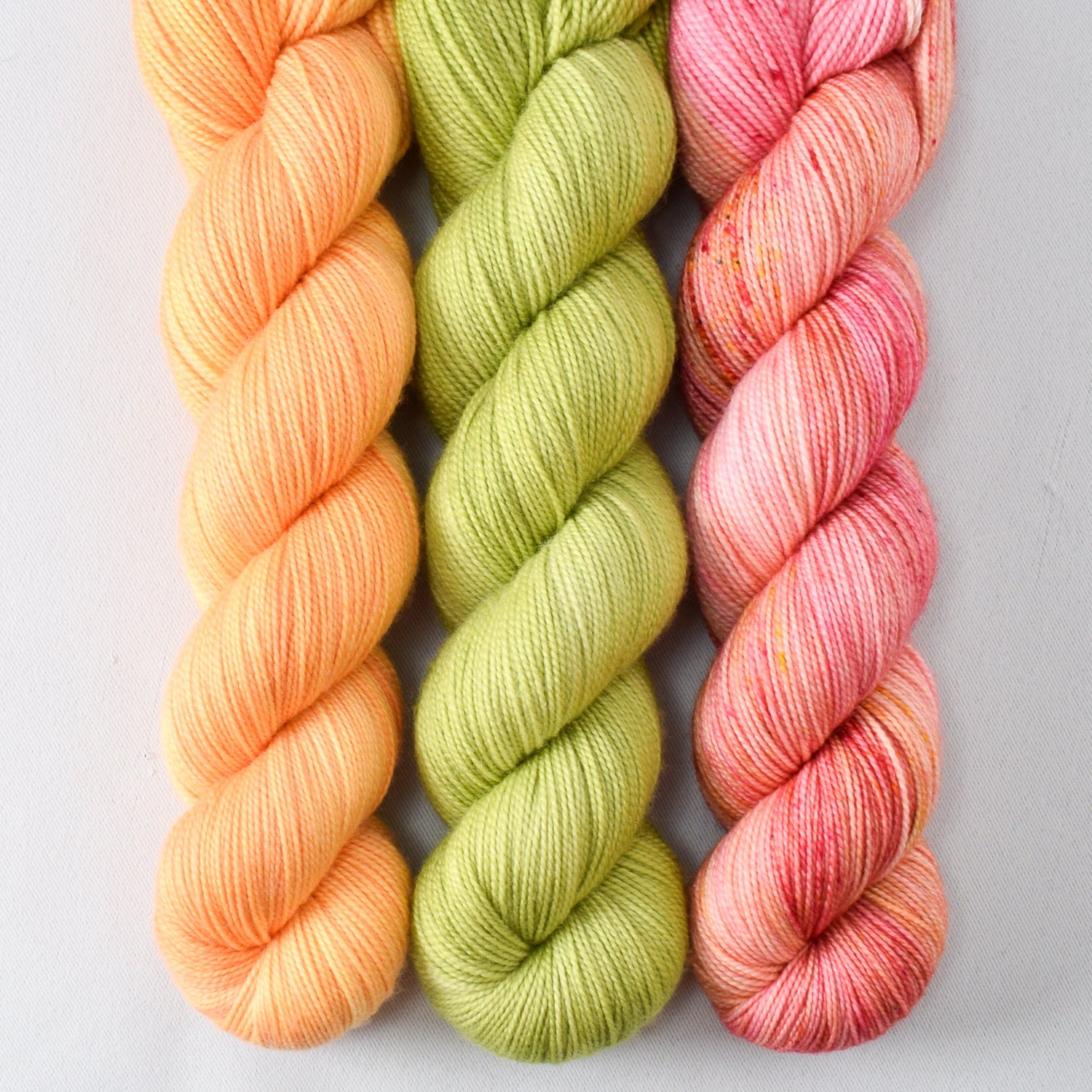 Whitsunday, Iantha, and Devoted Idea - Miss Babs Yummy 2-Ply Trio