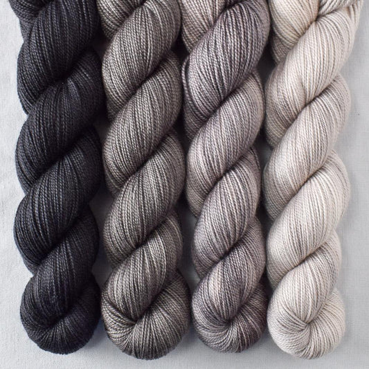 Bay Scallop, Lace Murex, Markab, Temptation - Miss Babs Yummy 2-Ply Quartet