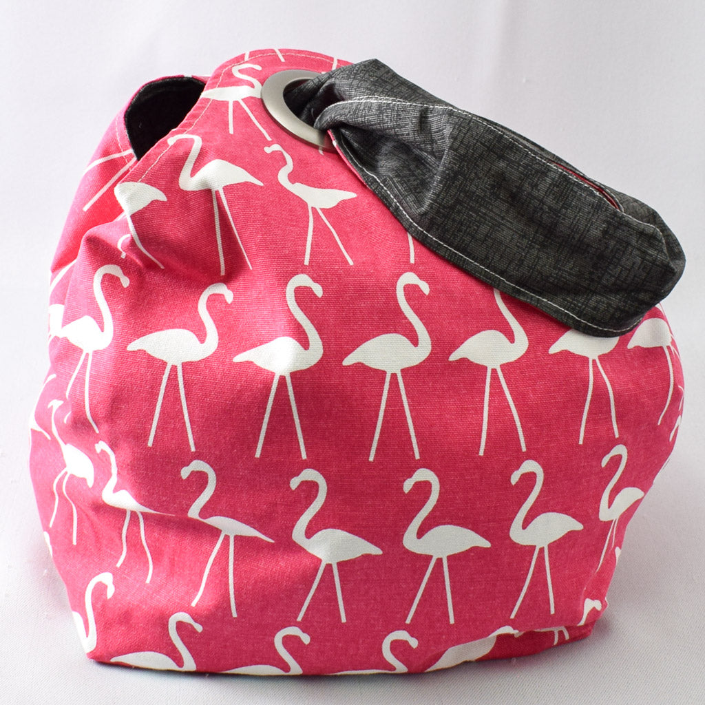 Binkwaffle Dumpling Bags - Flamingo Breeze - Large - Miss Babs Notions