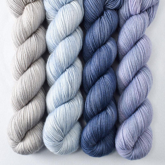 Chalcedony, Faded, Fleur de Sel, Stockseewasser - Miss Babs Yummy 2-Ply Quartet