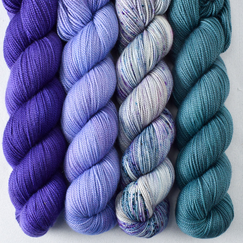 Clematis, Juniper, Mariposa, Yowah Opal - Miss Babs Yummy 2-Ply Quartet