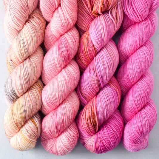 Fairy Floss, Make Believe, Ruchbah, Tropical Sunset - Miss Babs Yummy 2-Ply Quartet