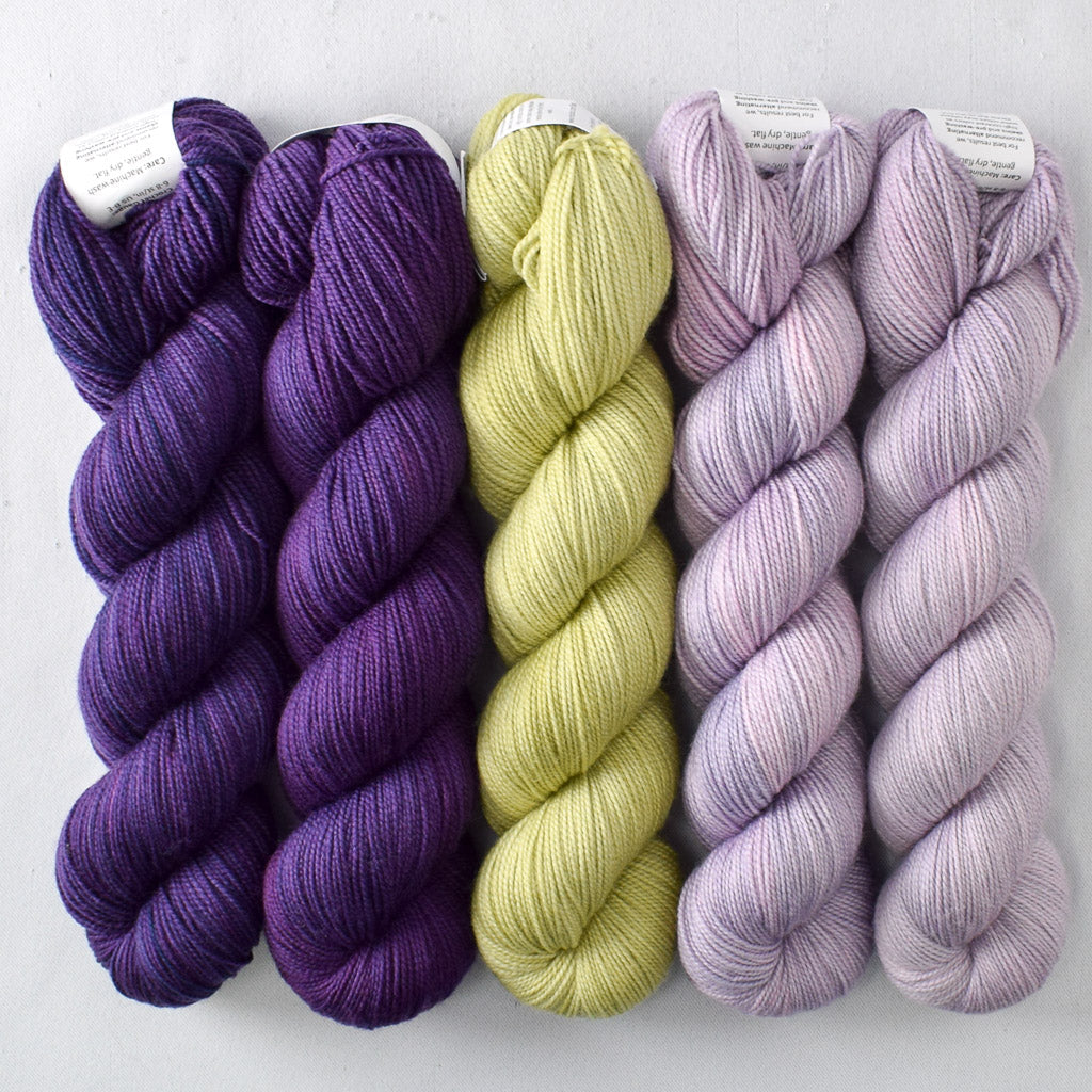 Frogbelly, Lilacs, Valiant Grapes - Miss Babs Yummy 2-Ply Twists & Turns Set