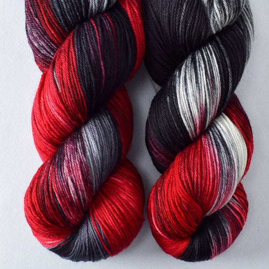 Graffiti Red - Miss Babs Yowza yarn