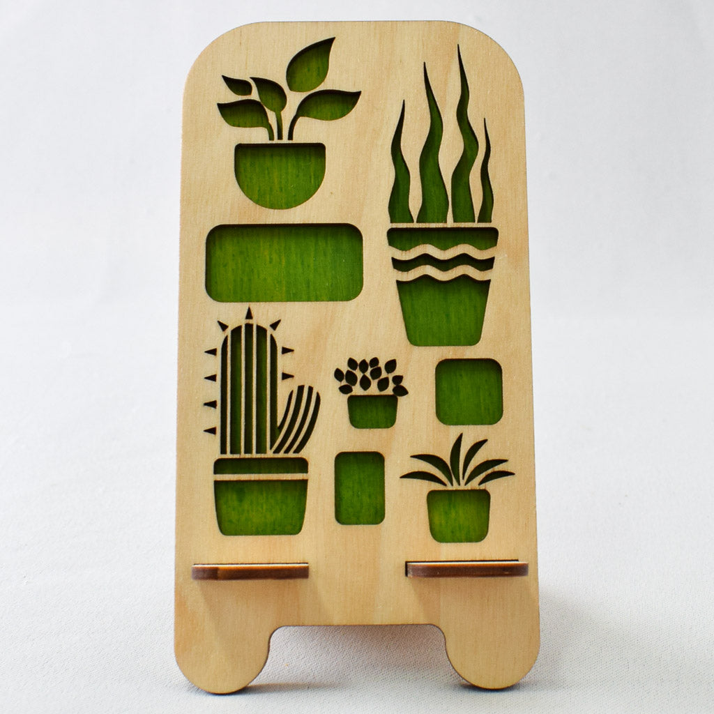 Lemonwood Plant Love Phone Stand - Miss Babs Notions