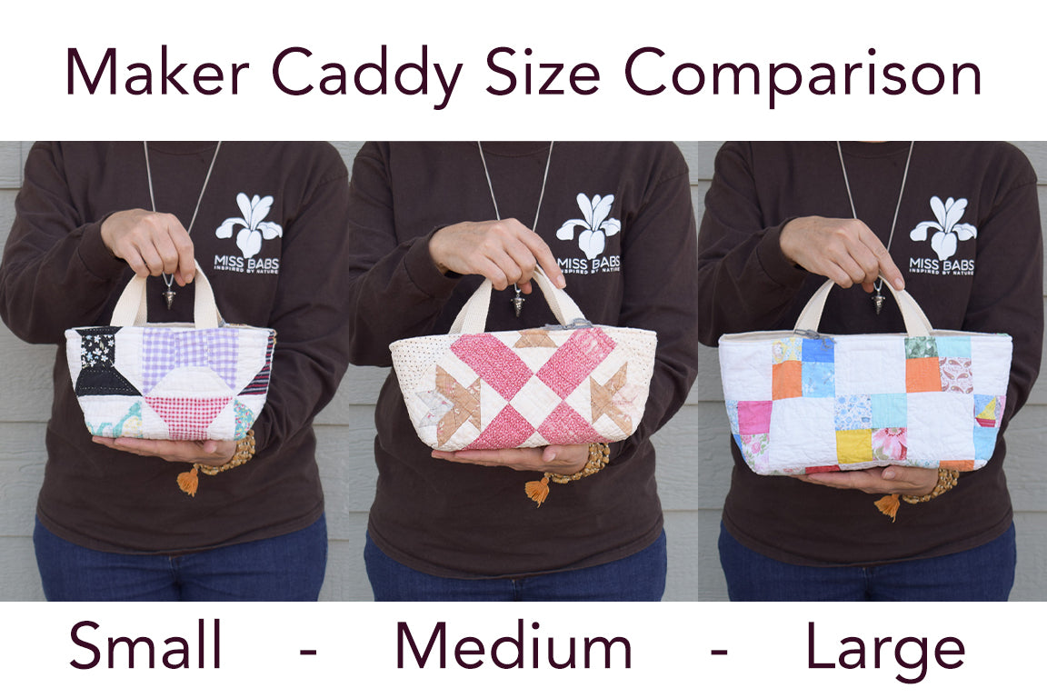 Scrappy 4 Point Star Maker Caddy - Small - MCS_4PST_SCR1: repurposed quilt Maker Caddy by m.a.b.e.l