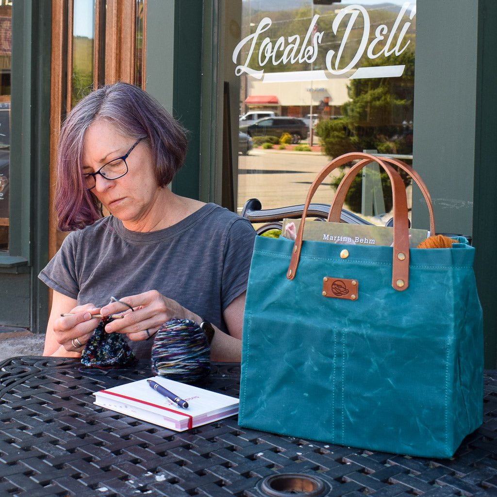 Teal Bag No. 7 - The Project Tote