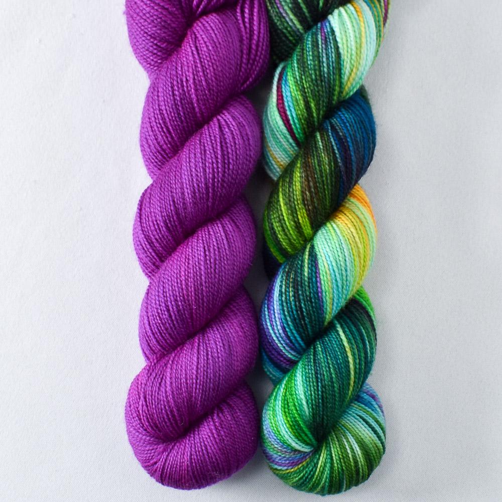 Violaceous, Ziggy Stardust - 2-Ply Duo - Babette