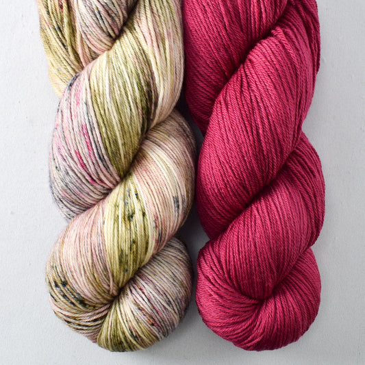 Yowza Grab Bag: Apple Season, Zinfandel - Miss Babs Yowza yarn