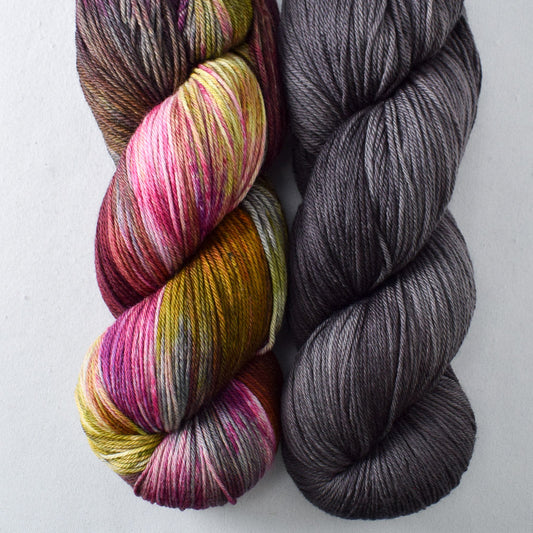 Yowza Grab Bag: Lava Stone and Zombie Prom - Miss Babs Yowza yarn