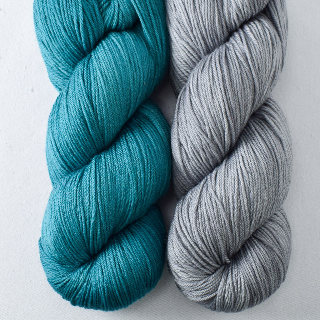 Yowza Grab Bag: Mahi Mahi, Slate - Miss Babs Yowza yarn