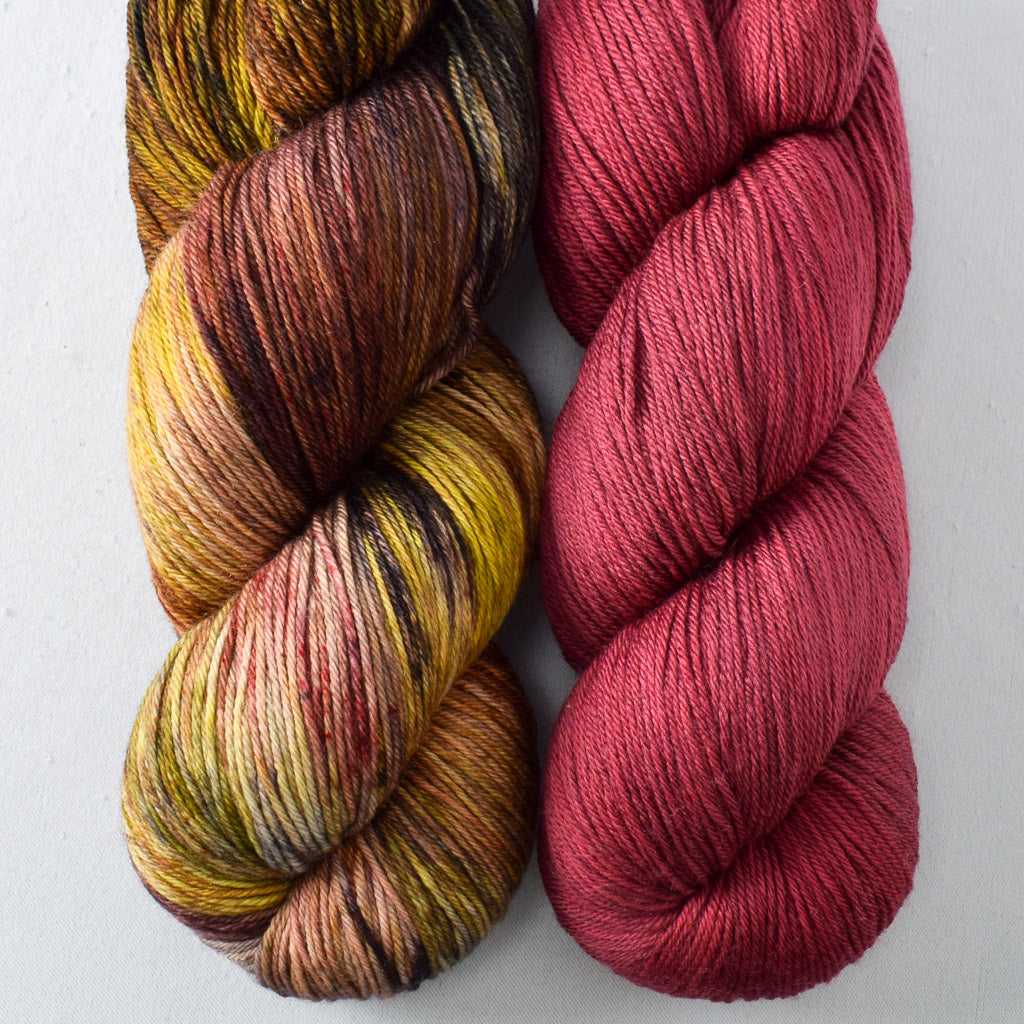 Yowza Grab Bag: Petrified Forest, Smooch - Miss Babs Yowza yarn